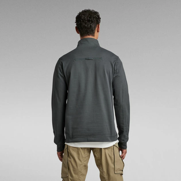 G-Star Raw Aviaton Half Zip Lightweight Sweater - Image 2