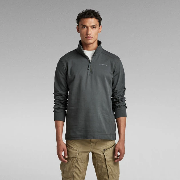 G-Star Raw Aviaton Half Zip Lightweight Sweater
