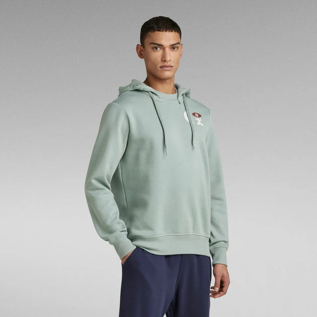 G-Star Raw Back Graphic Hooded Sweater - Image 2