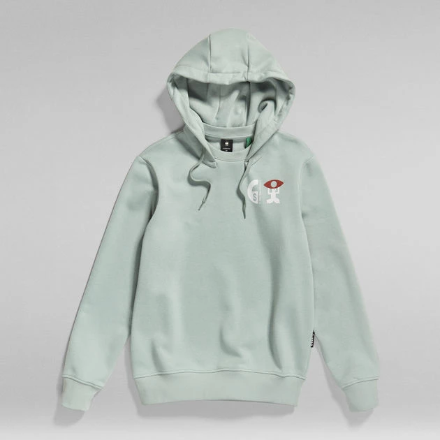 G-Star Raw Back Graphic Hooded Sweater - Image 4