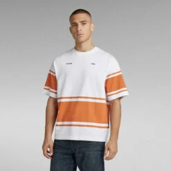 G-Star Raw Boxy Printed Stripe T-Shirt