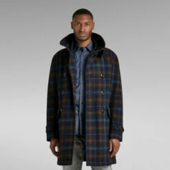G-Star Raw Check Wool Coat
