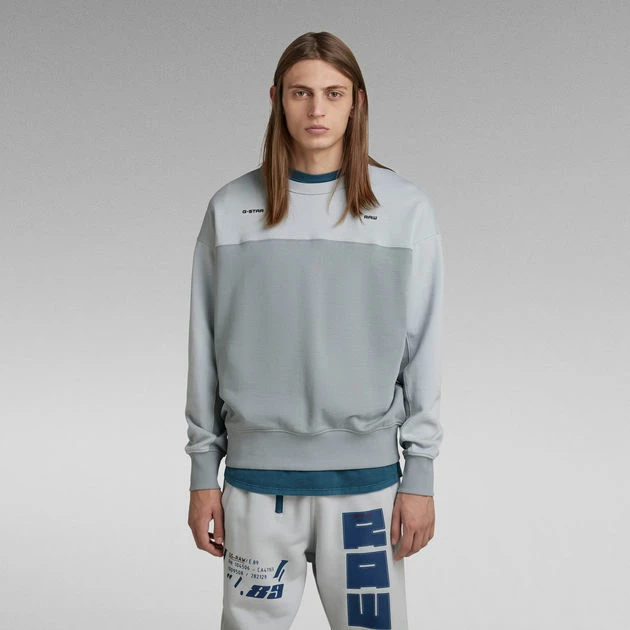 G-Star Raw Color Block Oversized Sweater
