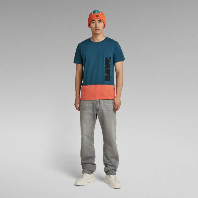 G-Star Raw Color Block RAW. T-Shirt - Image 5