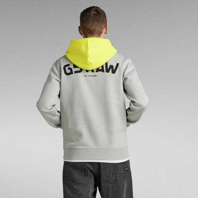 G-Star Raw Color Blocking Hooded Sweater - Image 3