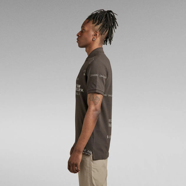 G-Star Raw Dunda Slim Allover Polo - Image 2