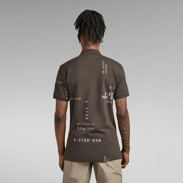 G-Star Raw Dunda Slim Allover Polo - Image 3
