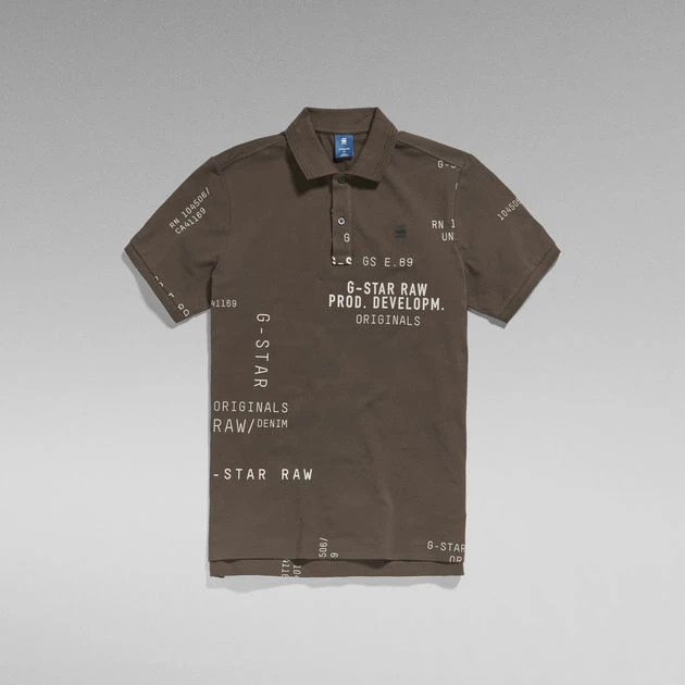 G-Star Raw Dunda Slim Allover Polo - Image 4