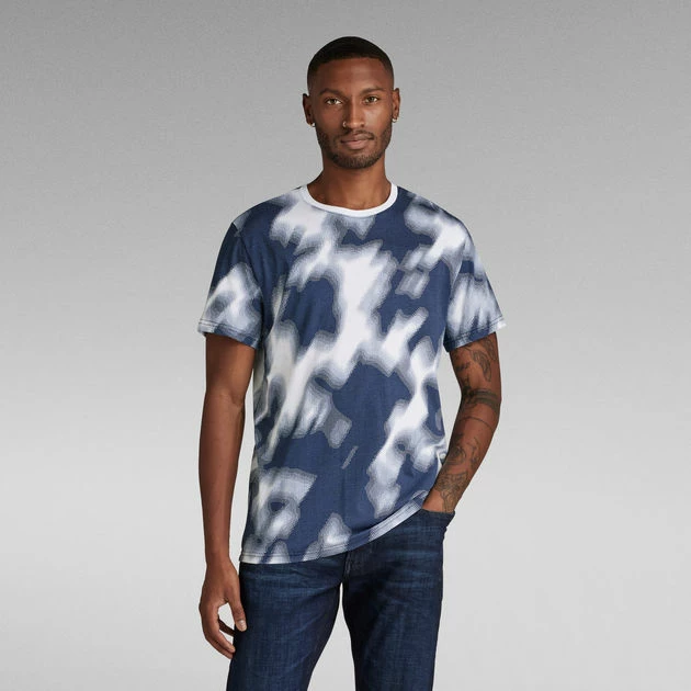 G-Star Raw Faded Allover Print T-Shirt