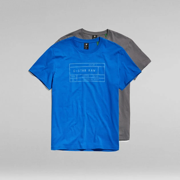 G-Star Raw Graphic 2 Pack T-Shirt - Image 4