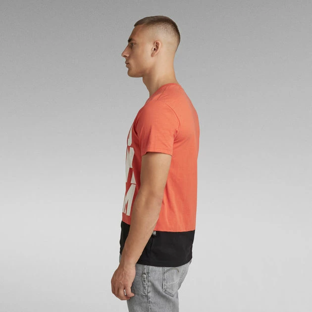 G-Star Raw Hard Core Denim Color Block T-Shirt - Image 2