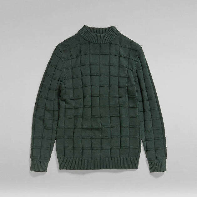 G-Star Raw Heavy Table Mock Knitted Sweater - Image 4