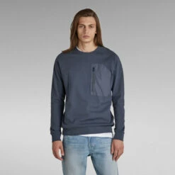 G-Star Raw Lightweight Raglan Pocket Sweater