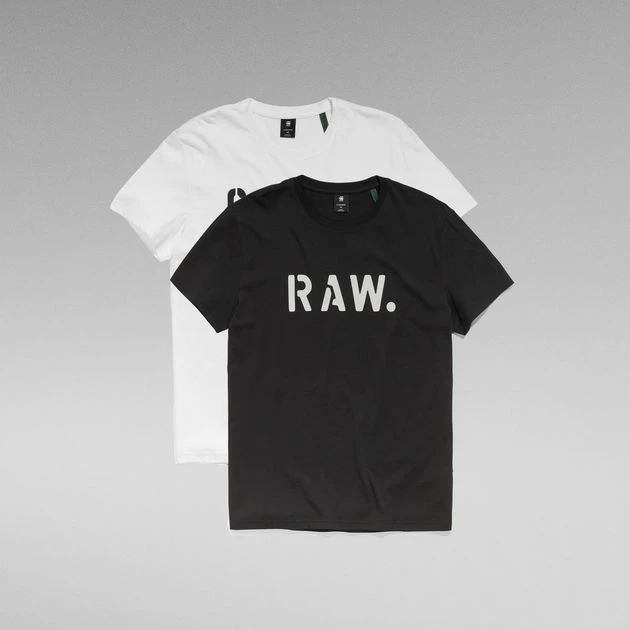 G-Star Raw Originals RAW T-Shirt 2 Pack - Image 4