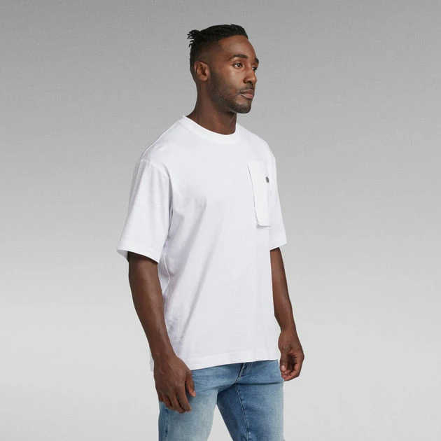G-Star Raw Oversized Boxy T-Shirt Chest Pocket - Image 2