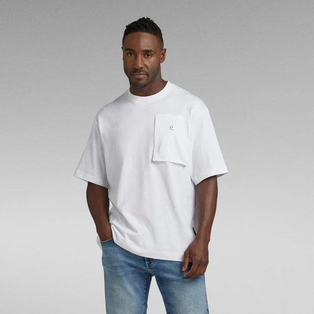 G-Star Raw Oversized Boxy T-Shirt Chest Pocket