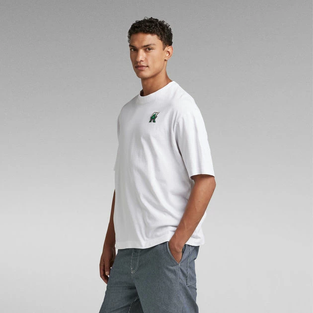 G-Star Raw Oversized Boxy T-Shirt Embro RAW - Image 2