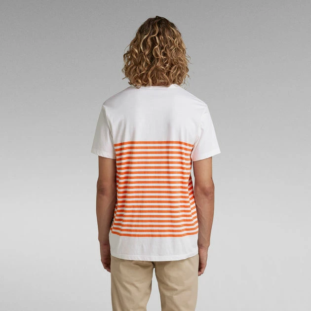 G-Star Raw Placed Stripe Graphic T-Shirt - Image 3