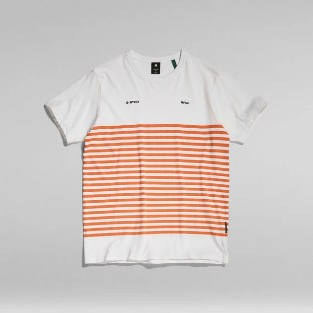 G-Star Raw Placed Stripe Graphic T-Shirt - Image 4