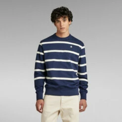 G-Star Raw Placed Stripe Sweater