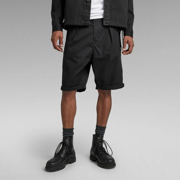 G-Star Raw Pleated Chino Shorts