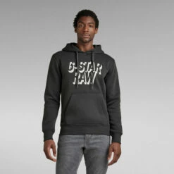 G-Star Raw Retro Shadow Graphic Hooded Sweater