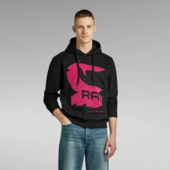 G-Star Raw Shadow Drop Graphic Hoodie