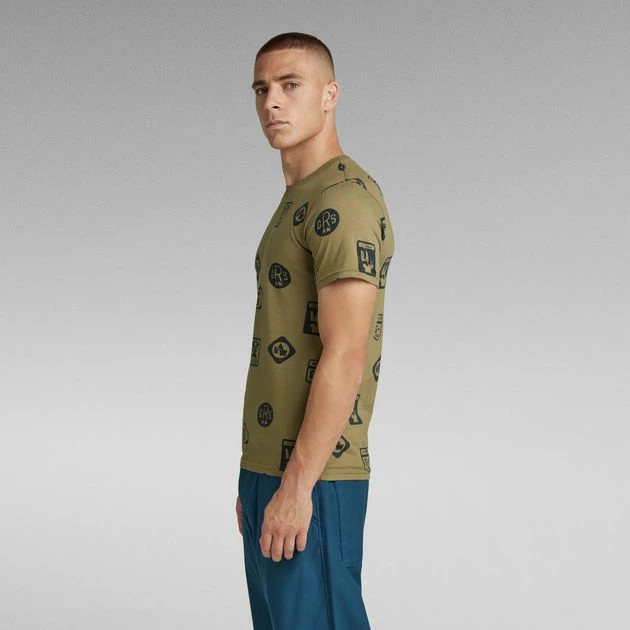 G-Star Raw Shield Allover Slim T-Shirt - Image 2