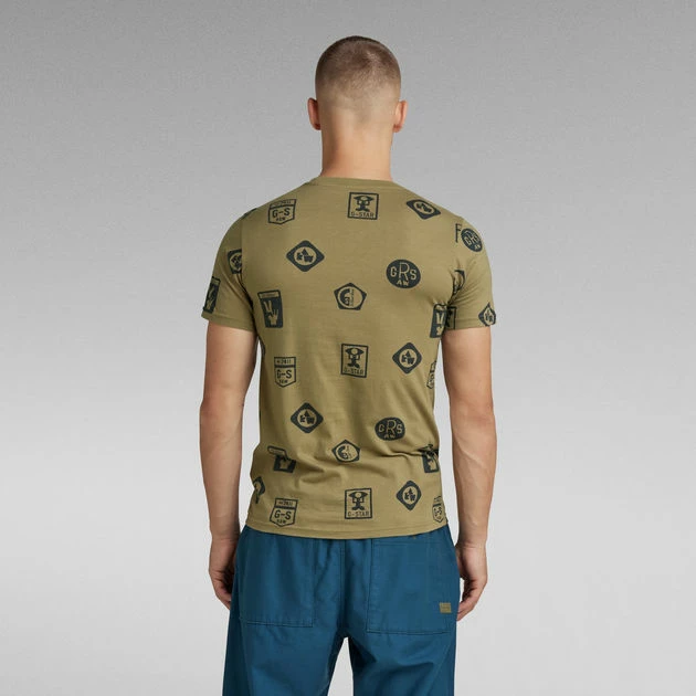 G-Star Raw Shield Allover Slim T-Shirt - Image 3