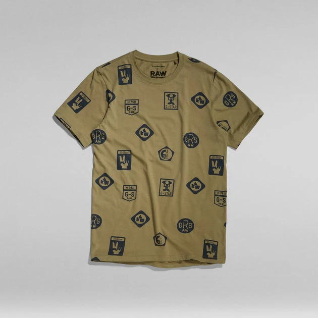 G-Star Raw Shield Allover Slim T-Shirt - Image 4
