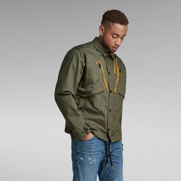 G-Star Raw Slanted Pocket Overshirt - Image 2