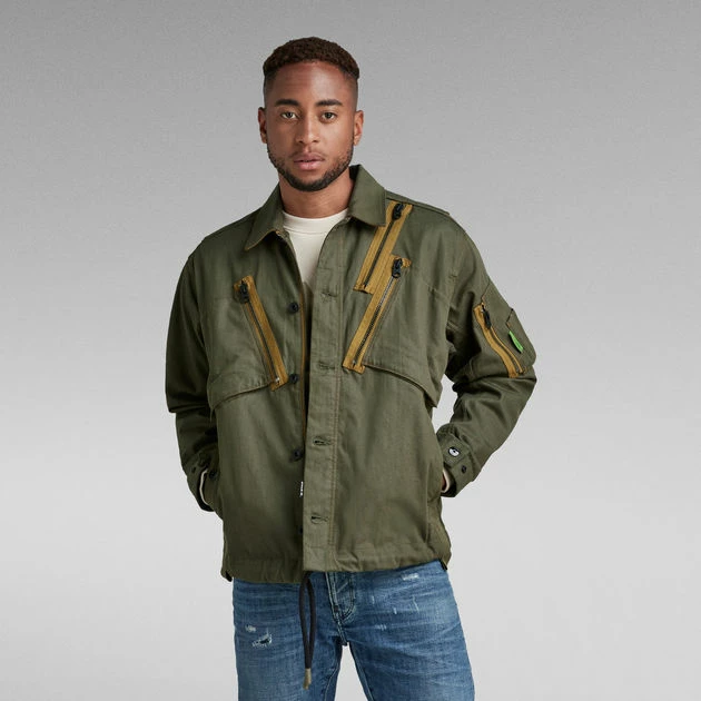 G-Star Raw Slanted Pocket Overshirt