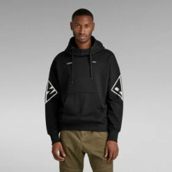 G-Star Raw Sleeve Graphics Oversized Hoodie