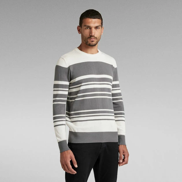 G-Star Raw Stripe Knitted Sweater - Image 2