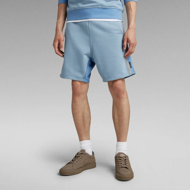 G-Star Raw Tape Color Block Sweat Shorts