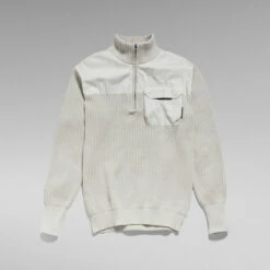 G-Star Raw Unisex Army Half Zip Knit