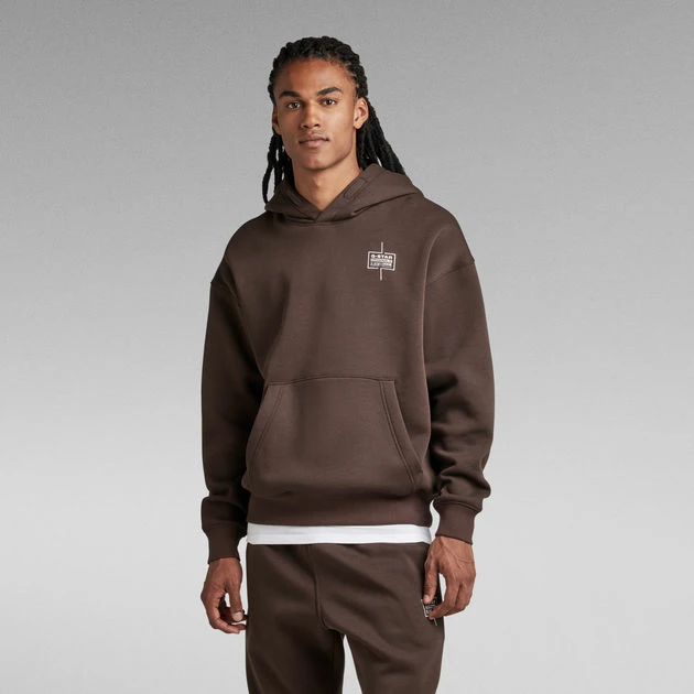 G-Star Raw Unisex Core Loose Hooded Sweater - Image 2