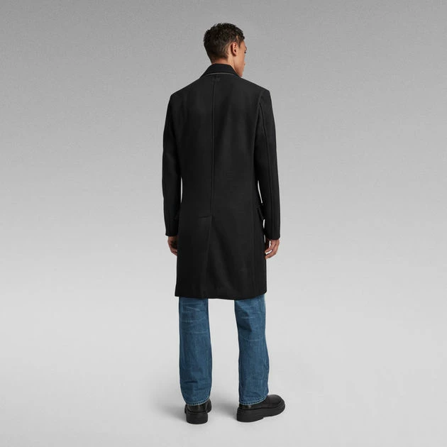 G-Star Raw Unisex Double Breasted Wool Coat - Image 3