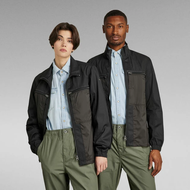 G-Star Raw Unisex Fabric Mix Overshirt - Image 4