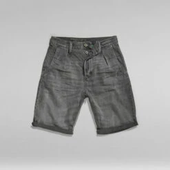 G-Star Raw Unisex Pleated Relaxed Chino Shorts