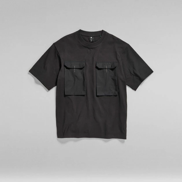 G-Star Raw Utility Woven Mix Boxy T-Shirt - Image 4
