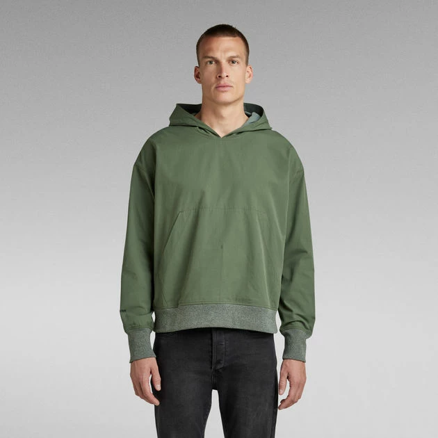G-Star Raw Woven Loose Hooded Sweater